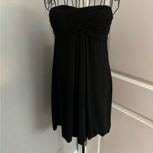XSCAPE by Joanna Chen Strapless Evening Bubble Dress in Black Size 6